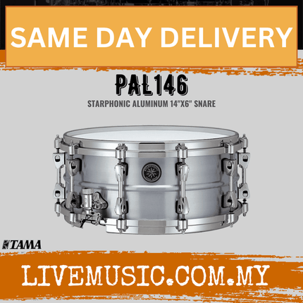 Tama PAL146 Starphonic Series Snare Drum - 6inch x 14inch Aluminum (PAL-146/PAL 146)