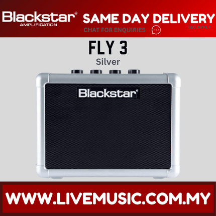 Blackstar Fly 3 Mini Guitar Amplifier - Silver ( FLY-3 / FLY3 )