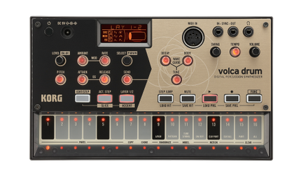 Korg Volca Drum Digital Physical Modelling Percussion Synthesizer With 16 Step Sequencer (VolcaDrum/Volca-Drum)