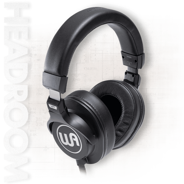 Warm Audio WA-HRB HeadRoom Closed-Back Headphones, Black — ( WAHRB WA HRB )
