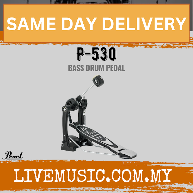 Pearl P530 Single Bass Drum Pedal - Double Chain ( P-530 / P 530 )