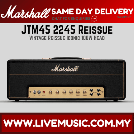 Marshall JTM45 2245 30Watt Reissue Tube Guitar Amp Head (JTM-45)