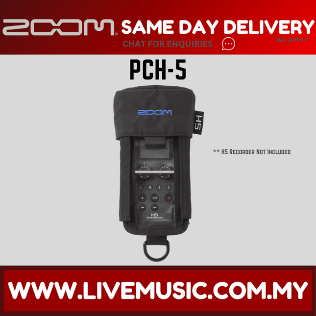 Zoom PCH-5 Protective Case for Zoom H5 Handy Recorder ( PCH5 / PCH 5 )