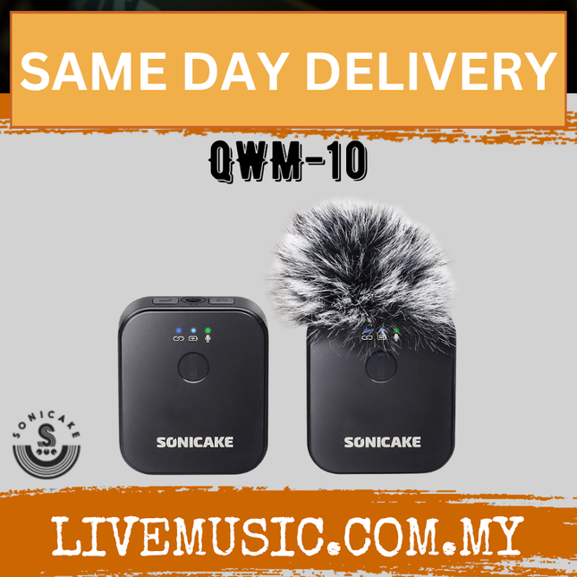 Sonicake QWM-10 Wireless Lavalier Microphone System ( QWM 10 QWM10 )