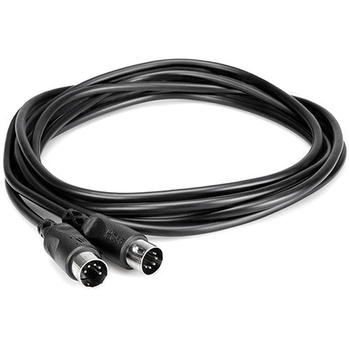 Hosa MID-303BK MIDI Cable, 3ft - Black (MID303BK/MID 303)