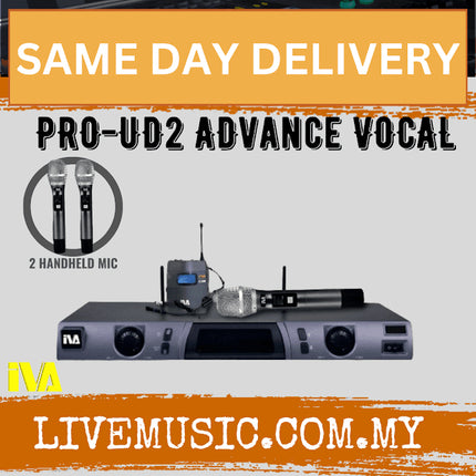 IVA PRO-UD2 AD VOCAL Karaoke Wireless Microphone System ( PROUD2 / PRO UD2 )