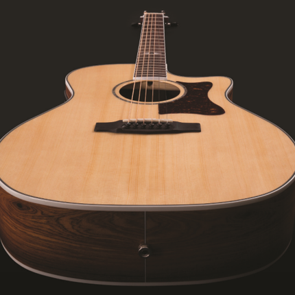 Cort GA5F-MD - Grand Regal Acoustic Guitar with Gig Bag, Natural Glossy (GA5F MD/GA5FMD)