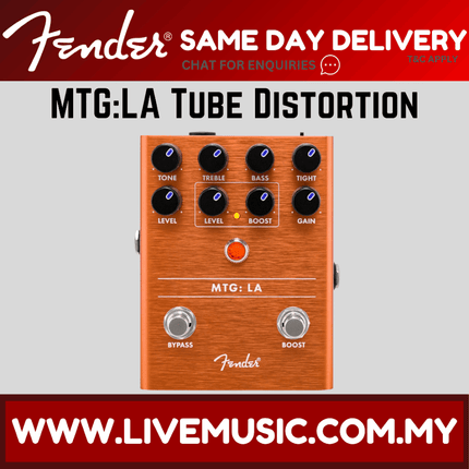 Fender MTG: LA Tube Distortion Guitar Effects Pedal