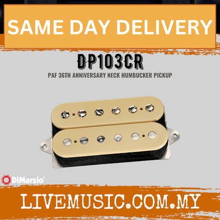 DiMarzio DP103CR PAF 36th Anniversary Humbucker Pickup - Cream (DP-103CR/DP103)