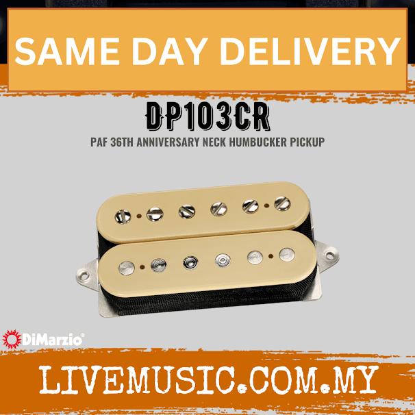 DiMarzio DP103CR PAF 36th Anniversary Humbucker Pickup - Cream (DP-103CR/DP103)