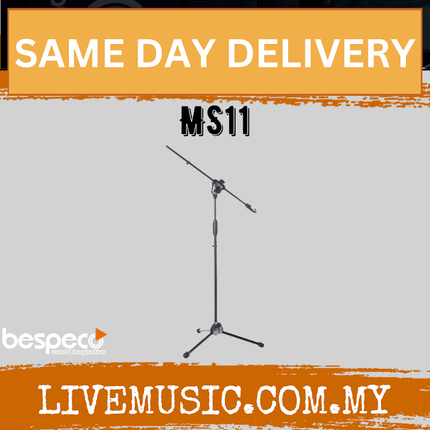 Bespeco MS11 Professional Microphone Boom Stand ( MS 11 / MS-11 )