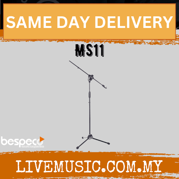 Bespeco MS11 Professional Microphone Boom Stand ( MS 11 / MS-11 )