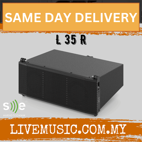 SE Audiotechnik L-line L 35 R 2-Way Passive Line Array Loudspeaker,Outdoor - Black (L35R L-35R)