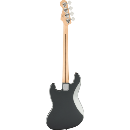 Squier Affinity Series Jazz Bass Guitar, Laurel Fretboard - Charcoal Frost Metallic