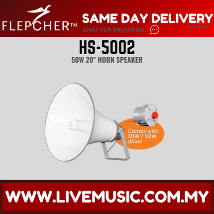 Flepcher HS-5002 Aluminium Horn Speaker ( HS5002 / HS 5002 )