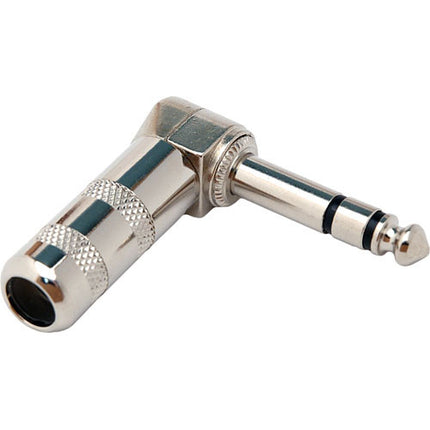 Hosa PRG-370S Connector, Right-angle 1/4 inch TRS (PRG370S/PRG 370S)