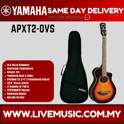 Yamaha APXT2 3/4 Size Spruce Top Acoustic-Electric Guitar - ( APX-T2 / APX T2 )