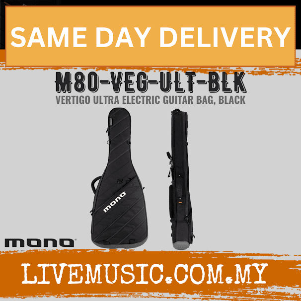 MONO Vertigo Ultra Electric Guitar Case, Black ( M80-VEG-ULT-BLK )