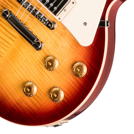 GIBSON LES PAUL STANDARD 50S FIGURED TOP ELECTRIC GUITAR - HERITAGE CHERRY SUNBURST