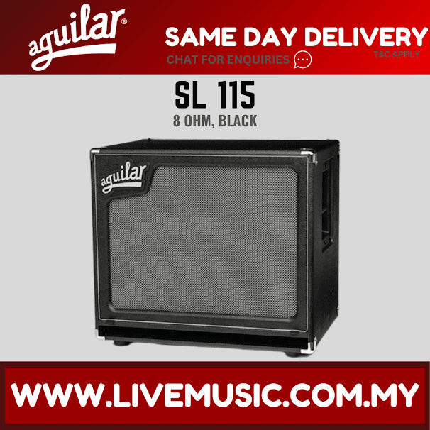 Aguilar SL 115 400W Speaker Cabinet 8 ohm - Black (SL115 SL-115)