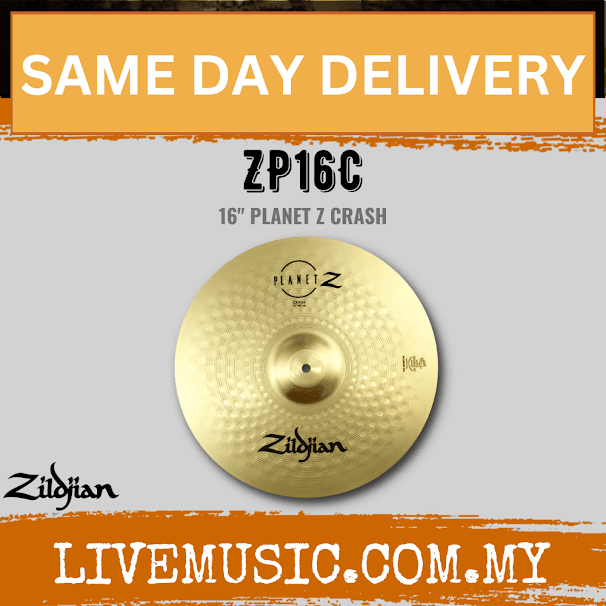 Zildjian 16" Planet Z Crash Cymbal (ZP16C)