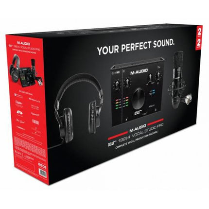 M-Audio Air 192|4 Vocal Studio Pro Desktop 2x2 USB Type-C Audio Interface with Mic and Headphones (Air192-4/Air 192-4)