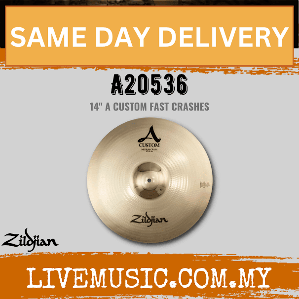 Zildjian 14" A Custom Fast Crash Cymbal (A20536)
