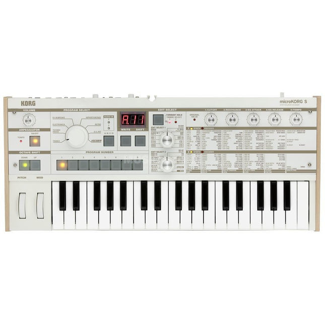 Korg microKORG S -  Synthesizer/Vocoder (microKORG-S)(microKORG MK-1S)(microKORG S MK1)