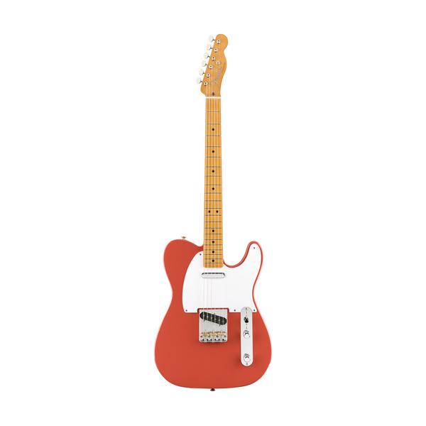 Fender Vintera 50s Precision Bass Guitar, Maple FB, Dakota Red