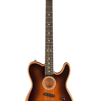 Fender American Acoustasonic Telecaster Guitar Ebony Fretboard with Bag - Sunburst