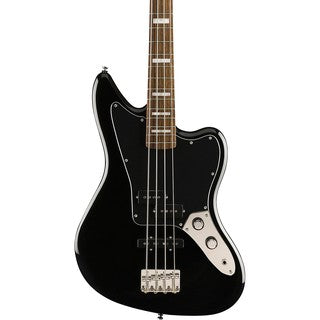 Squier Classic Vibe Jaguar Bass Guitar, Laurel Fretboard - Black