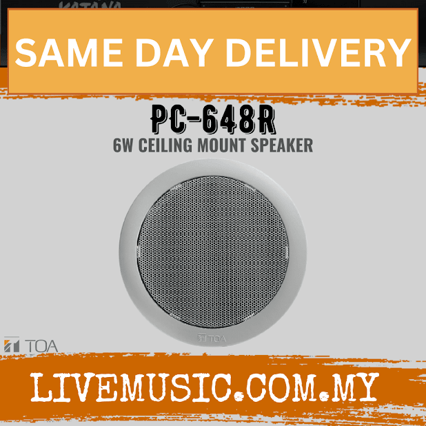 TOA Ceiling Speaker PC-648R 6W ( PC648R / PC 648R )