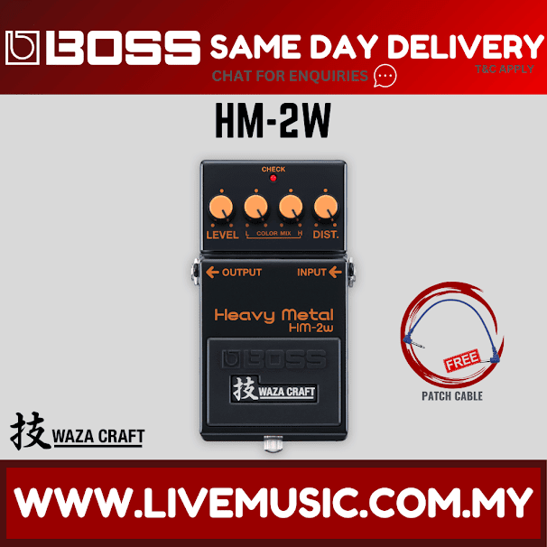 Boss HM-2W Waza Craft Heavy Metal Distortion Pedal ( HM2W )