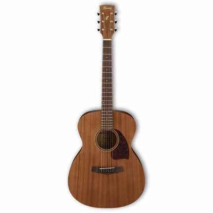 Grand concert acoustic guitar with open pore natural body and laurel fingerboard
