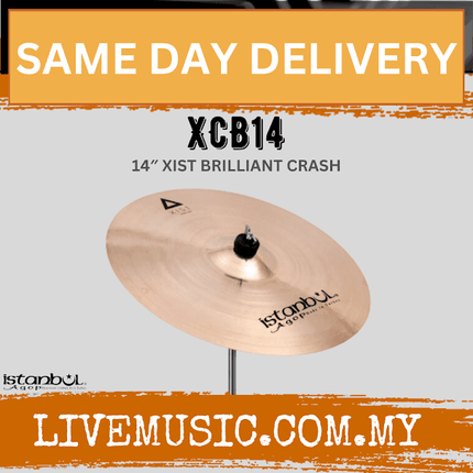 Istanbul Agop XCB14 14" Xist Crash Brilliant Cymbal (XCB-14/XCB 14)