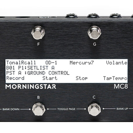 MORNINGSTAR MC8 MIDI Controller — M50-MC8