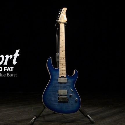 Cort G290 FAT II Electric Guitar Birdseye Maple Fretboard with Bag - Bright Blue Burst ( G290 / G290FAT 2)