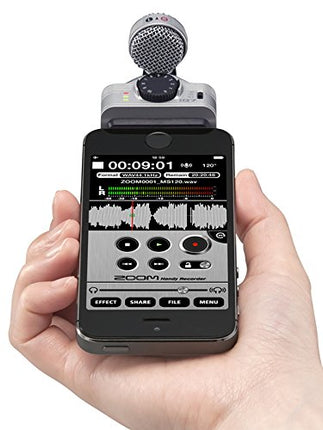 Zoom IQ6 Stereo Mic For IOS XY Stereo Recording Microphone With Lightning (IQ 6/IQ-6)