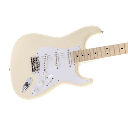 Fender Artist Eric Clapton Stratocaster Guitar, Maple Fretboard with Deluxe Hardshell Case - Olympic White