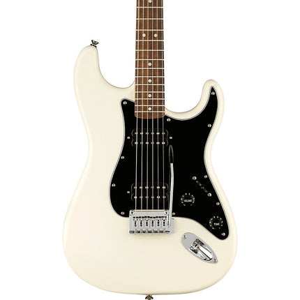 Squier Affinity Series HH Stratocaster Electric Guitar, Laurel Fretboard - Olympic White