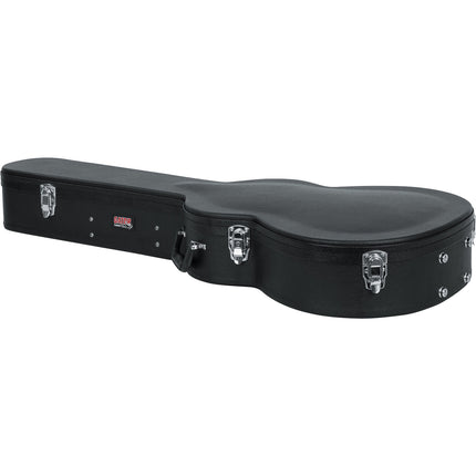 Gator GW-DREAD Deluxe Wood Case for Acoustic Dreadnought Guitar (GWDREAD/GW DREAD)