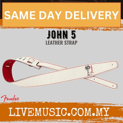 Fender John 5 Capsule Collection Leather Guitar Strap