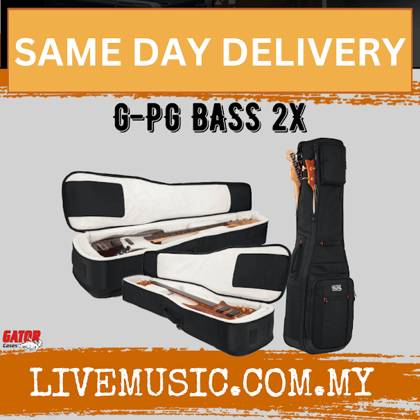 Gator G-PG BASS 2X ProGo Ultimate Gig Bag for 2 Bass Guitars (GPGBASS2X)