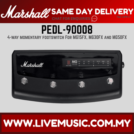 Marshall PEDL-90008 Footswitch PEDL90008/MG15GFX/MG30GFX/MG50GFX (PEDL 90008)