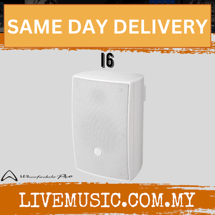 WHARFEDALE PRO I6 Series 200 Watts Peak 6.5" 2-Way Passive Installation Loudspeaker- White (I-6/I 6)