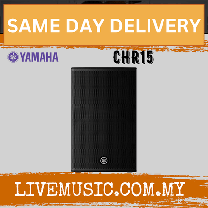 Yamaha CHR15 1000-Watt 15" Passive Speaker w/Speaker Stand - Each / Pair ( CHR15 / CHR 15 )