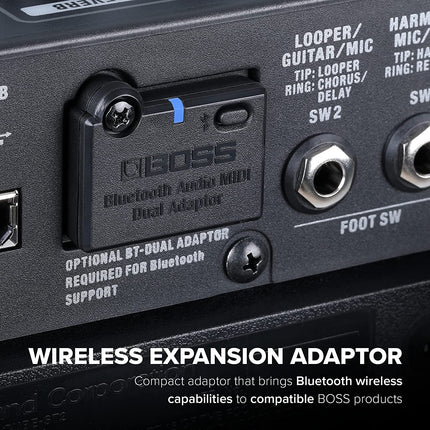 Boss BT-Dual - Bluetooth Audio MIDI Dual Adapter (BTDual)
