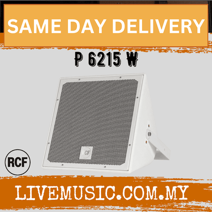 RCF P 6215 15" 600W Weatherproof 2-Way Speaker System - White ( P6215 / P-6215 )