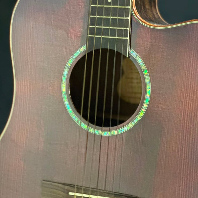 PRELOVE - Sqoe S340-FG Solid Spruce Top 41Inch Acoustic-Electric Guitar ( S340FG S-340 )