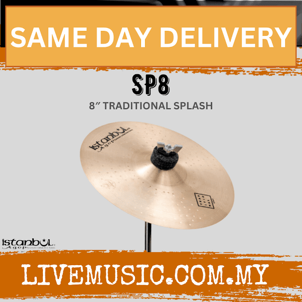 Istanbul Agop SP8 8" Traditional Splash Cymbal (SP 8/SP-8)